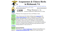 Desktop Screenshot of acupuncturistwang.com